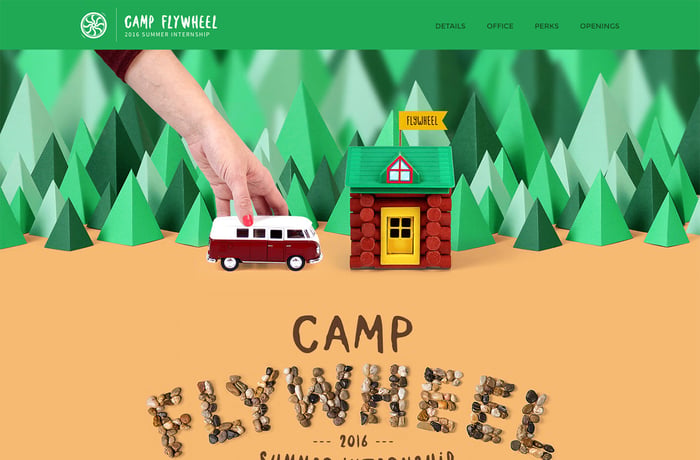 Camp Flywheel website preview