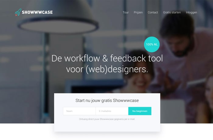 Showwwcase website preview