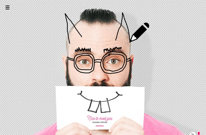 Daniel Portuga – The Smiles Hunter website preview