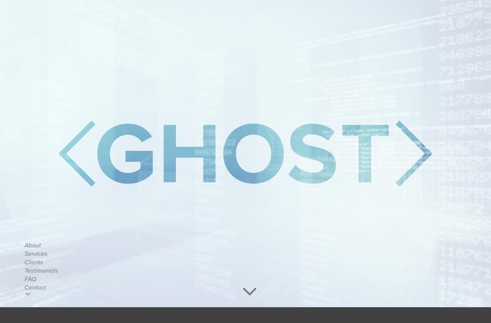 Ghost Dev Studio Inc. website preview