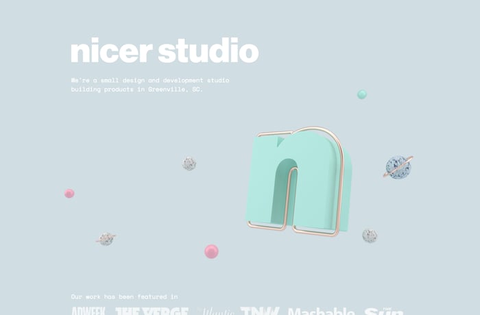 Nicer Studio website preview