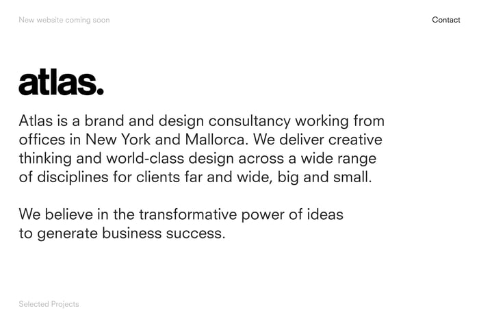 Atlas website preview