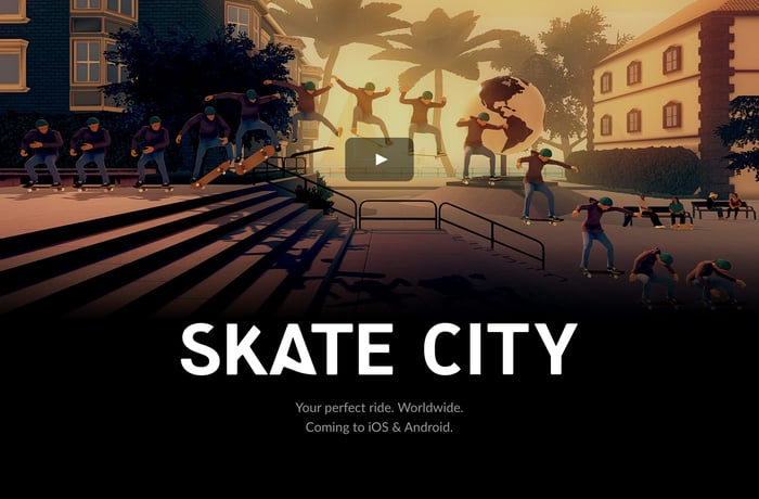 Skate City website preview
