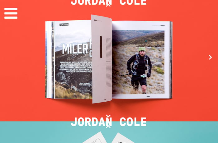 Jordan Cole website preview