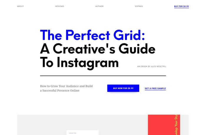 The Perfect Grid website preview