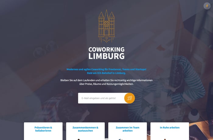Coworking Limburg website preview