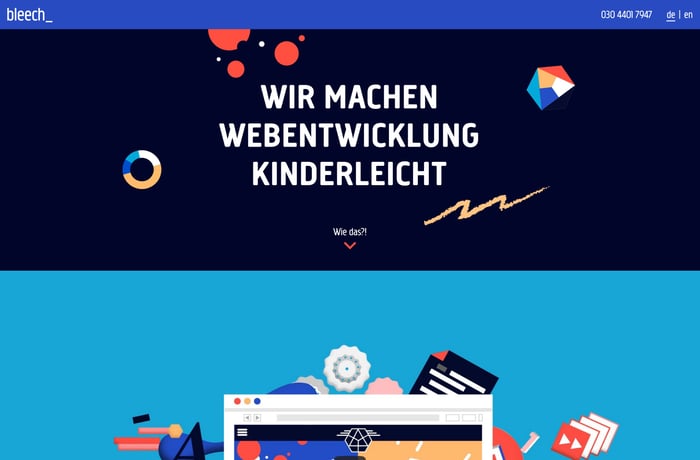 Bleech website preview