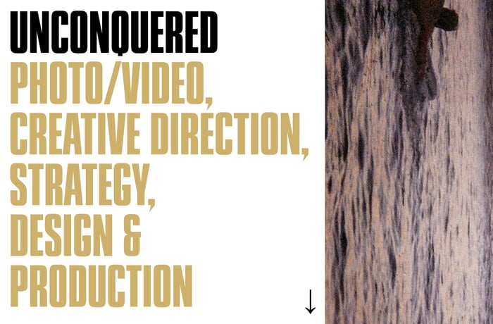 Unconquered website preview