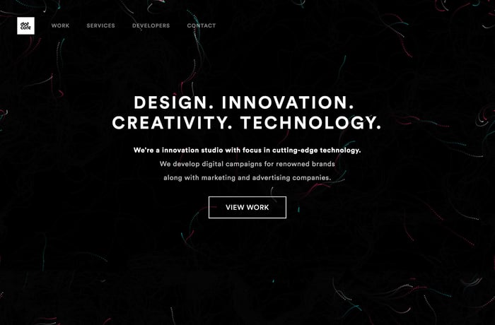 Dotcore website preview