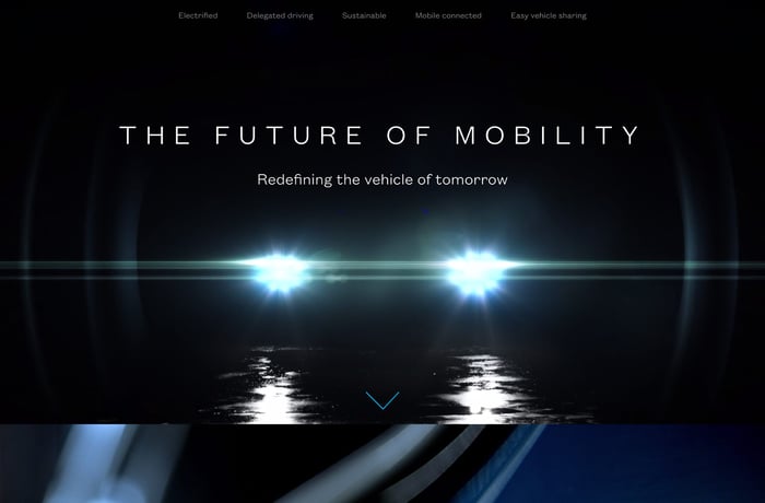 The Future Of Mobility website preview