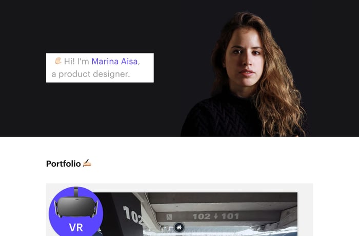 Marina Aisa website preview