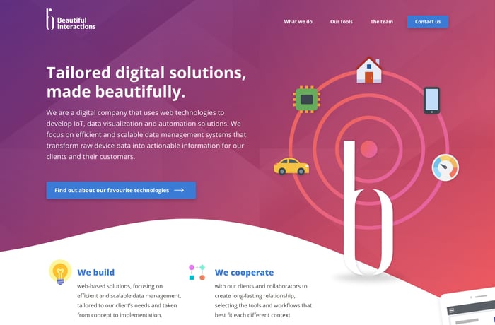 Beautiful Interactions website preview