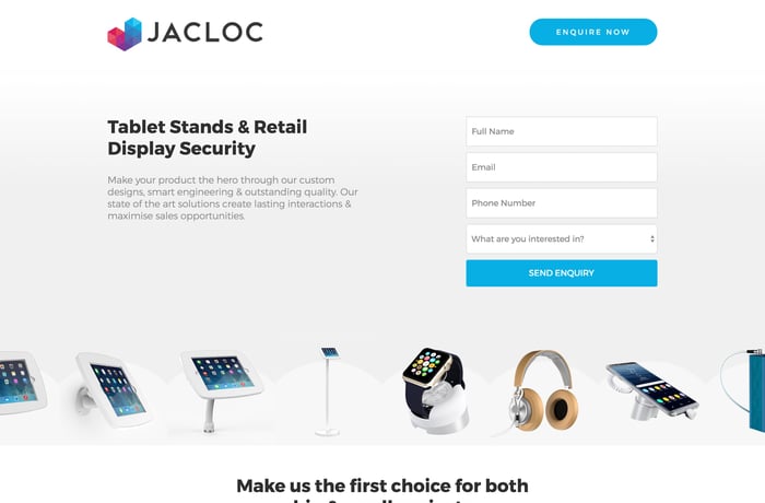 Jacloc website preview