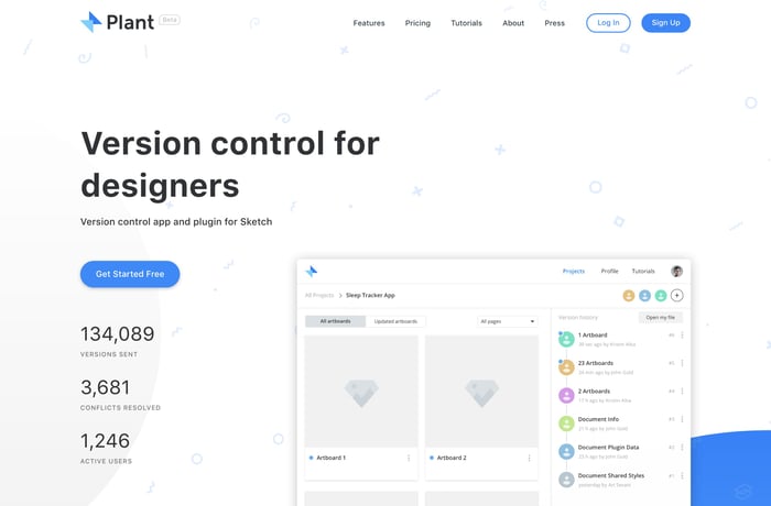 Plant website preview