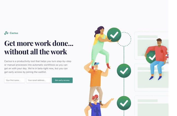 Cactus website preview