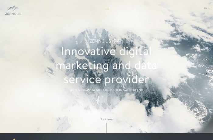 Zennous Innovation website preview