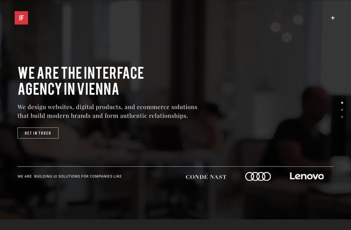 Interface Agency website preview