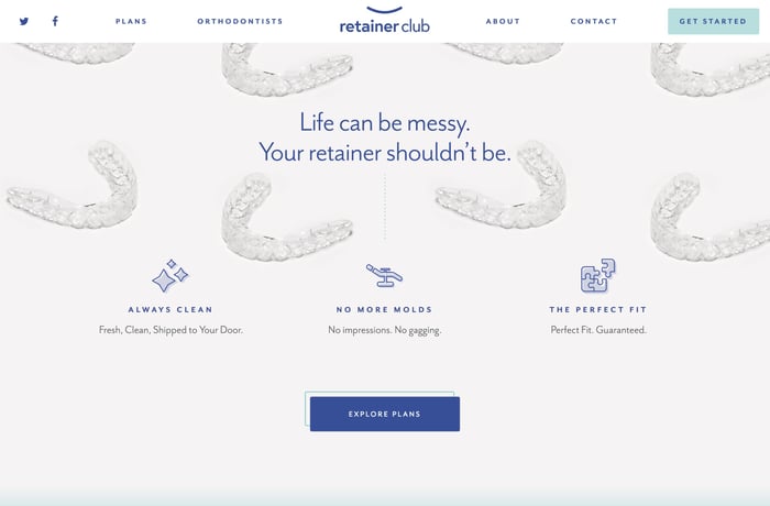 Retainer Club website preview