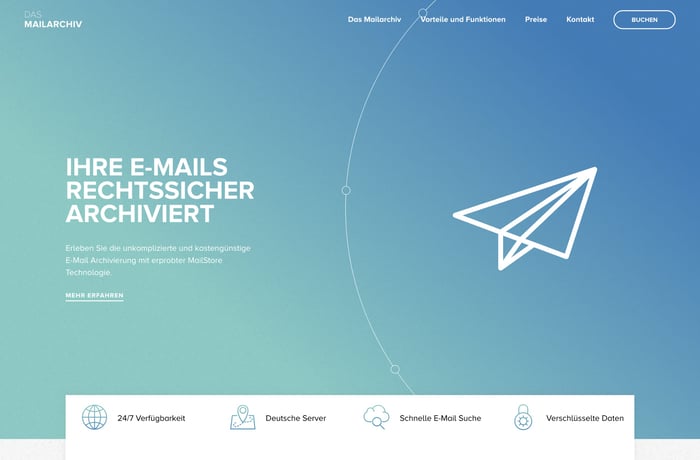 Das Mailarchiv website preview