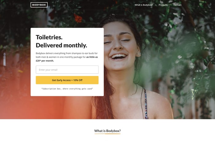Bodybox website preview