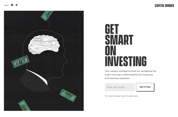 Capital Minded website preview