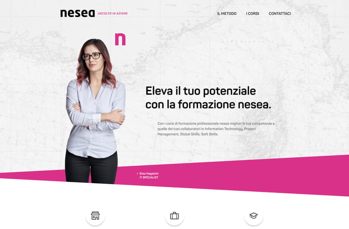 Nesea Education website preview