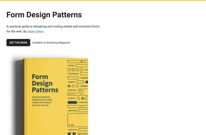 Form Design Patterns website preview