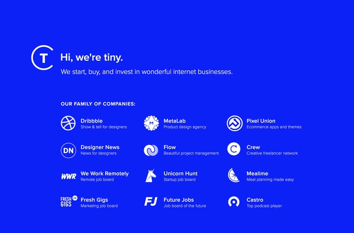 Tiny website preview