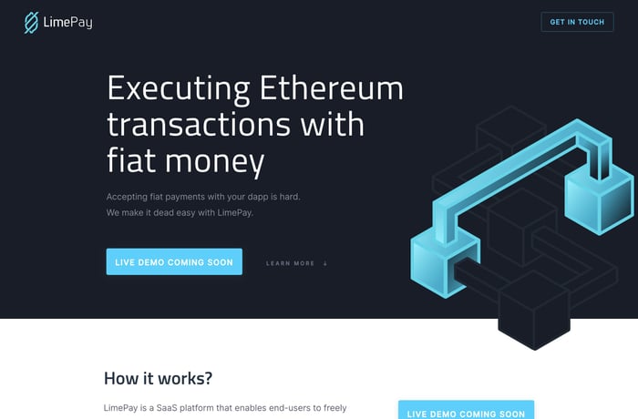 LimePay website preview