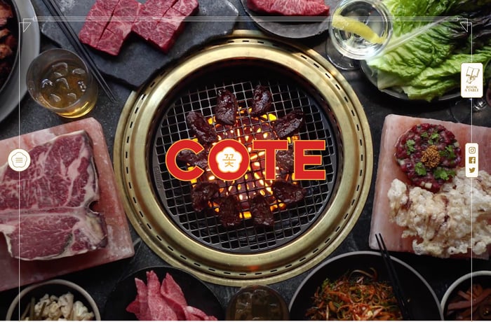 COTE website preview