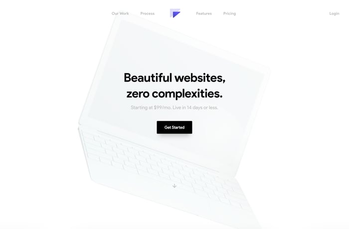 Finely website preview