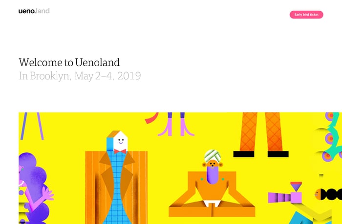 Uenoland website preview