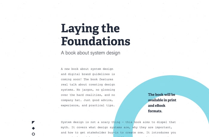 Laying the Foundations website preview