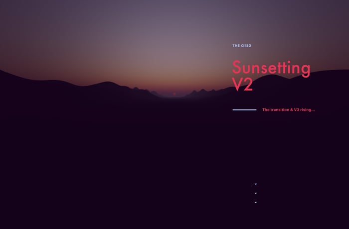 The Grid website preview