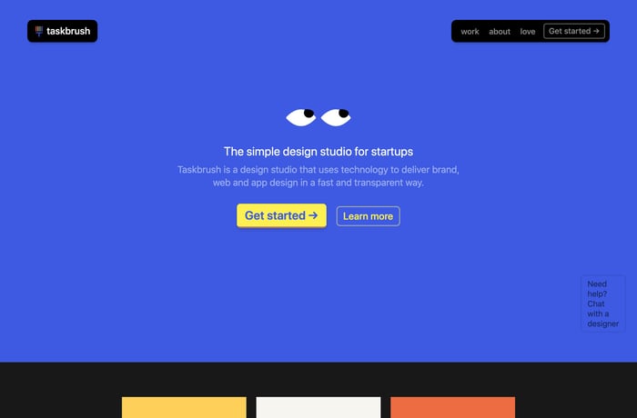 Taskbrush website preview