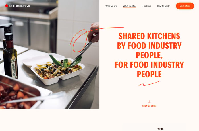 Cook Collective website preview