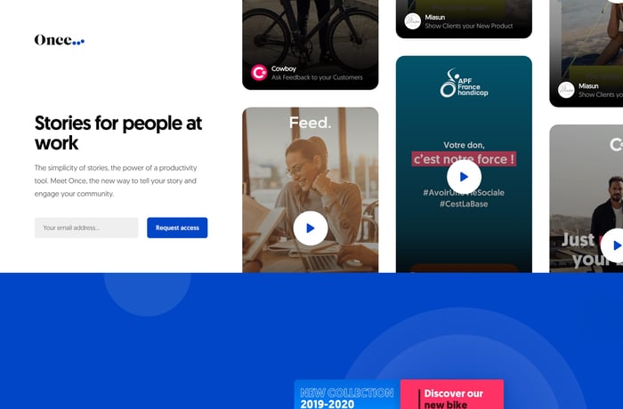 Once website preview