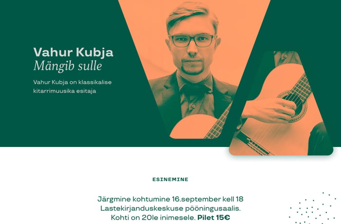 Vahur Kubja website preview