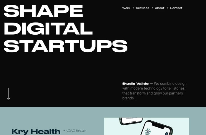 Studio Valido website preview