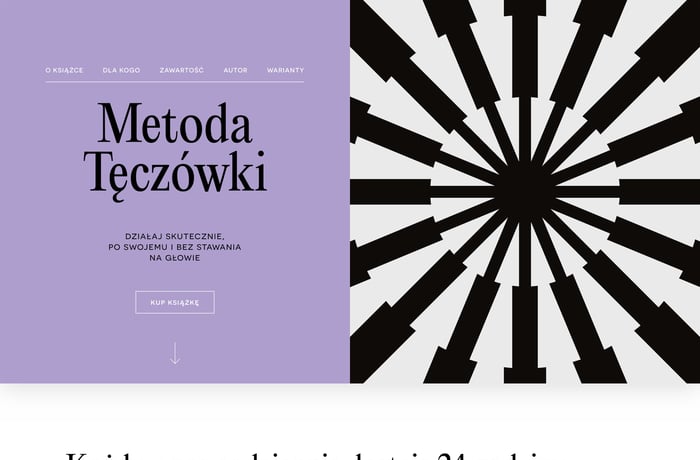 Metoda Teczowki by Jacek Klosinski website preview