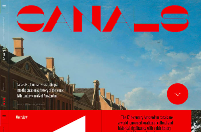 CANALS website preview