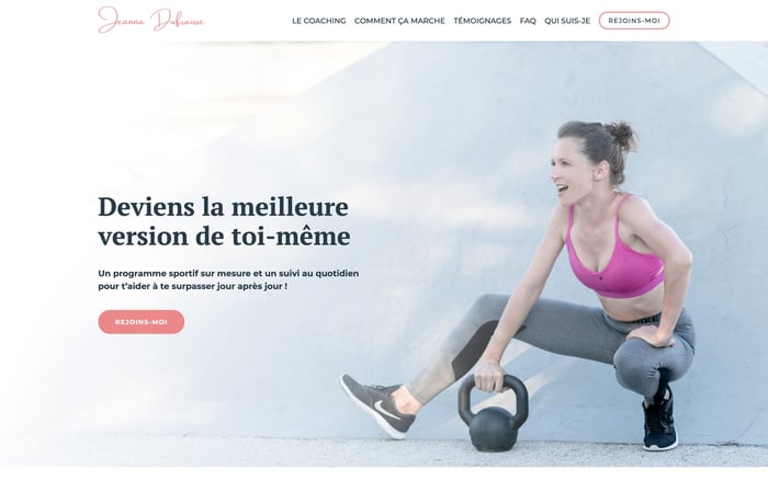 Jeanna Dufraisse website preview