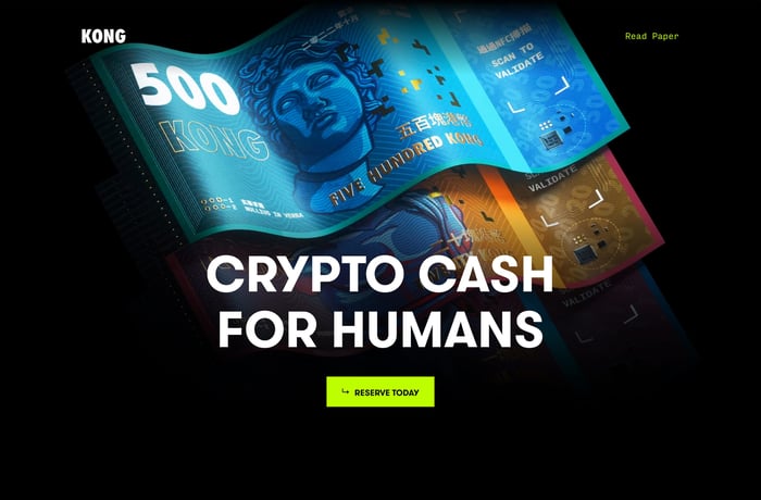 Kong website preview