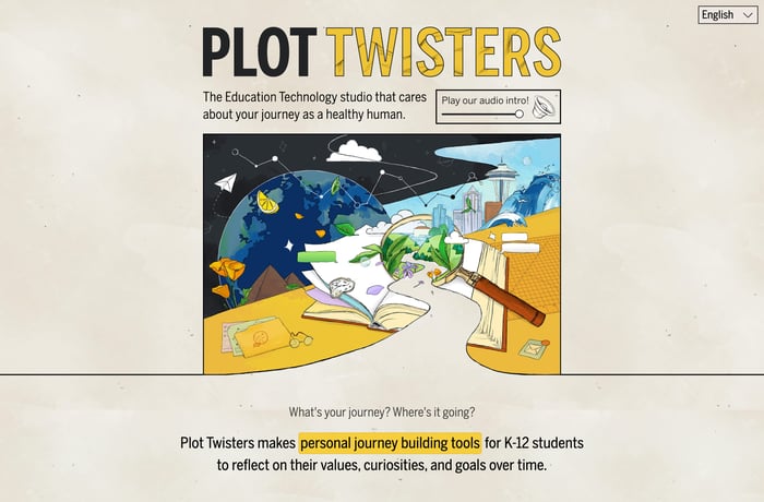 Plot Twisters website preview