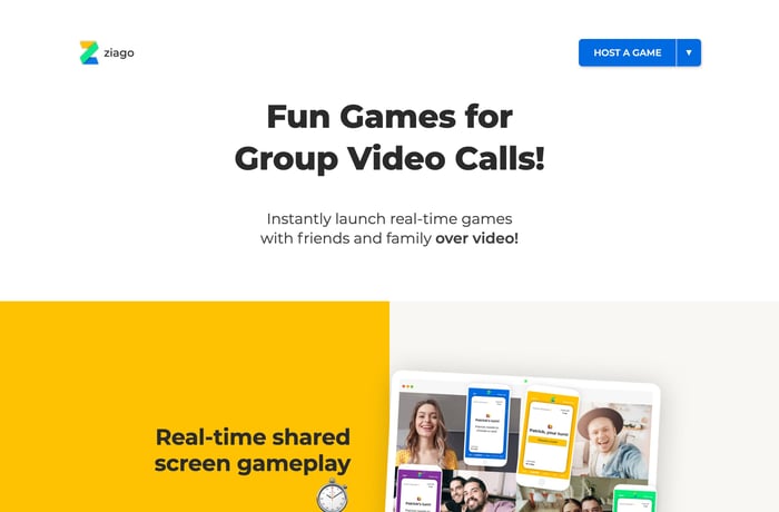 Ziago website preview