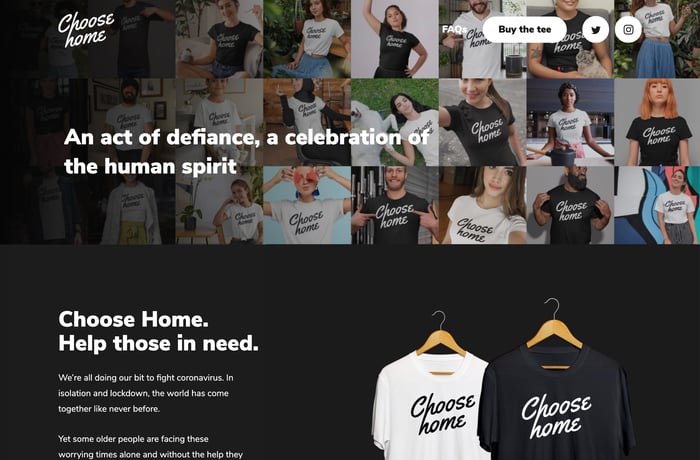 Choose Home website preview