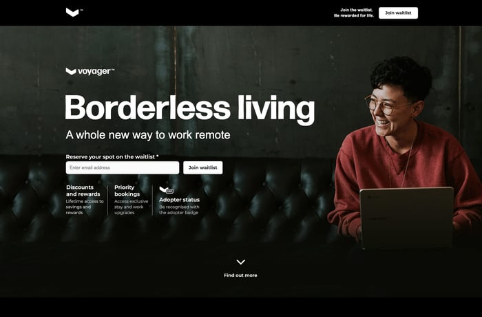 Voyager website preview