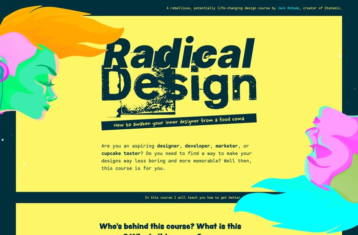 Radical Design website preview