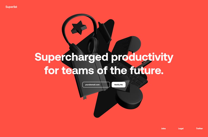 Superlist website preview