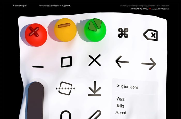Claudio Guglieri website preview